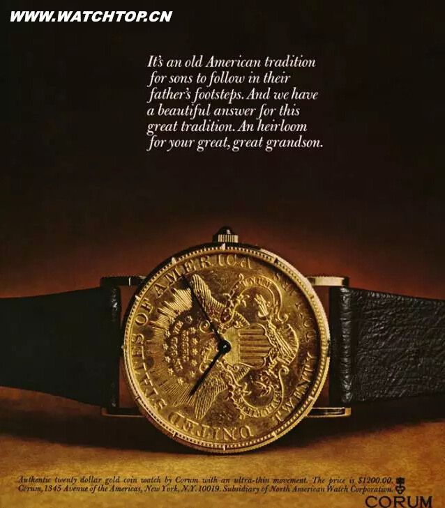 CORUM昆侖表推出50周年紀念版金幣腕表 紀念版 金幣 CORUM 昆侖表 腕表 熱點動態  第3張