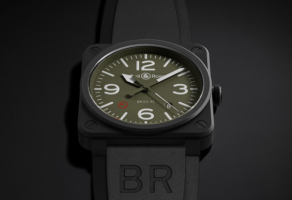 柏萊士全新BR 03 92 Military Type 腕表 BR 03 柏萊士 Bell & Ross 新表預覽  第1張