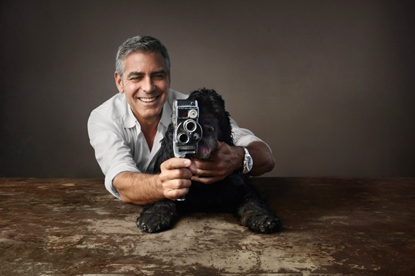 喬治·克魯尼與愛犬合作出演歐米茄全新廣告 George Clooney 廣告 歐米茄 OMEGA 行業(yè)資訊  第1張