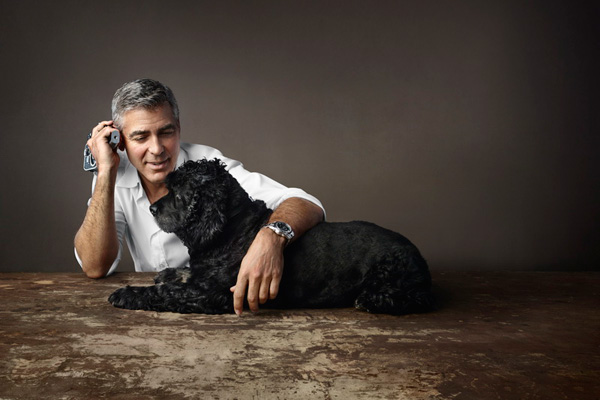 喬治·克魯尼與愛犬合作出演歐米茄全新廣告 George Clooney 廣告 歐米茄 OMEGA 行業(yè)資訊  第2張