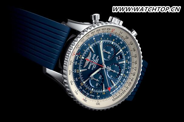 手腕上的極光藍，Breitling 最新限量款“NAVIGIER GMT”腕表登場