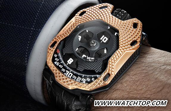 URWERK名表品牌推出全新UR 105 Raging Gold腕表 UR 105 Raging Gold URWERK名表 腕表 奢侈品 名表品牌 新表預覽  第1張