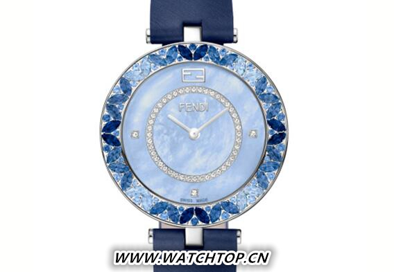 Fendi Timepieces 新推Fendi My Way藍寶石限量版腕表