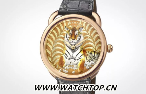 隱性的高復雜工藝 愛馬仕Arceau Tigre Royal